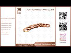 F00VC17503 Injector Nozzle Koperen Ring F00V C17 503 Maat 7.5*15*1.5 Diesel Sproeier Pakking Voor Shim