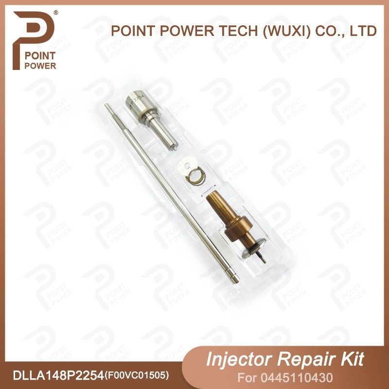 Bosch Injector Repair Kit voor 0445110430 met mondstuk DLLA148P2254 en F00VC01505 Valve