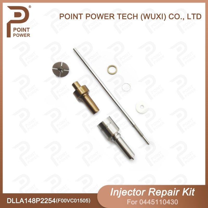 Bosch Injector Repair Kit voor 0445110430 met mondstuk DLLA148P2254 en F00VC01505 Valve