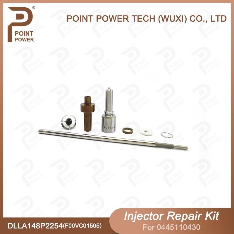 Bosch Injector Repair Kit voor 0445110430 met mondstuk DLLA148P2254 en F00VC01505 Valve