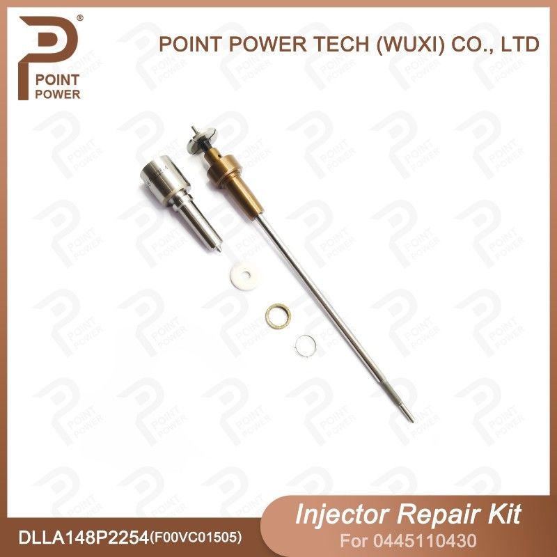 Bosch Injector Repair Kit voor 0445110430 met mondstuk DLLA148P2254 en F00VC01505 Valve