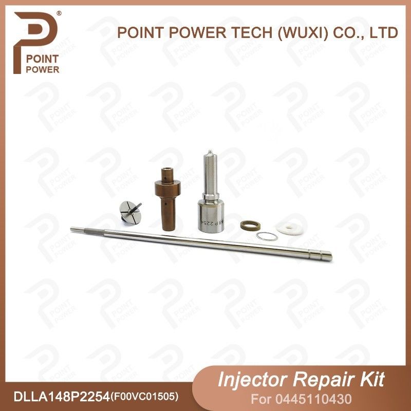 Bosch Injector Repair Kit voor 0445110430 met mondstuk DLLA148P2254 en F00VC01505 Valve