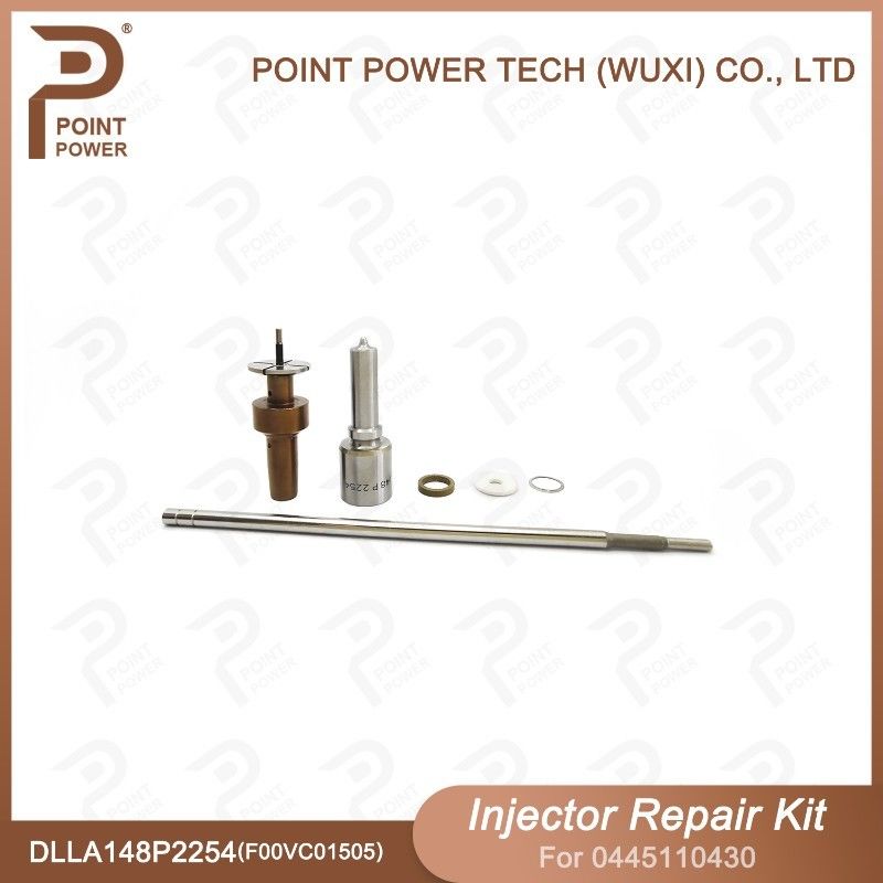Bosch Injector Repair Kit voor 0445110430 met mondstuk DLLA148P2254 en F00VC01505 Valve