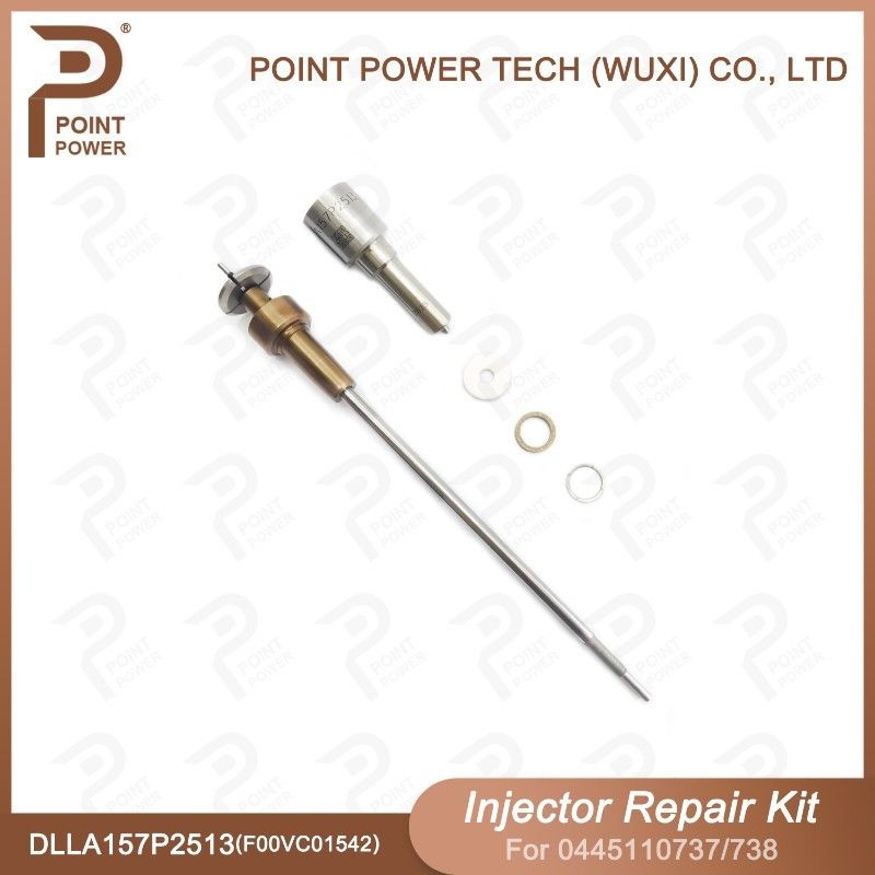 Bosch Injector Repair Kit voor injectoren 0445110737/738 met spuitstuk DLLA157P2513