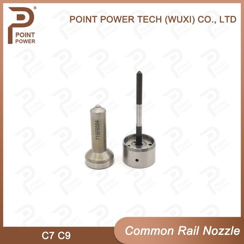 C9 Common Rail Injector Nozzle High Speed Steel Black ISO9001 diesel injectie nozzle