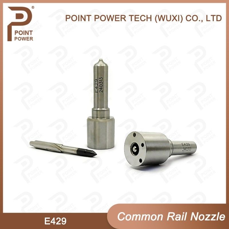 E429 Injector Delphi Common Rail-spuitmond Hogesnelheidsstaal Zilverkleurige dieselinjectorspuitmond