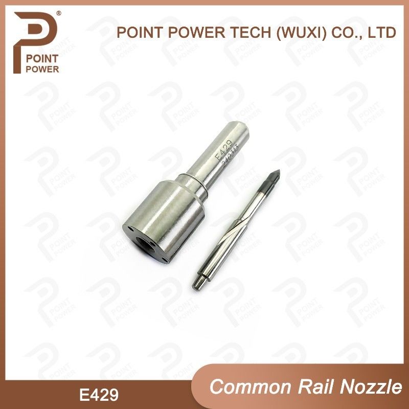 E429 Injector Delphi Common Rail-spuitmond Hogesnelheidsstaal Zilverkleurige dieselinjectorspuitmond