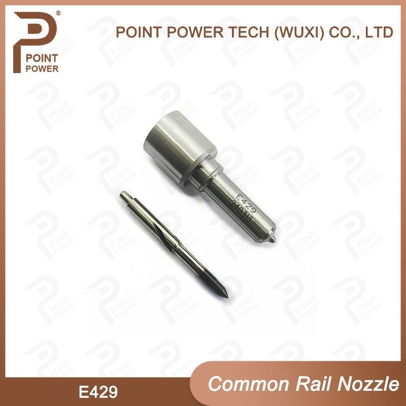 E429 Injector Delphi Common Rail-spuitmond Hogesnelheidsstaal Zilverkleurige dieselinjectorspuitmond