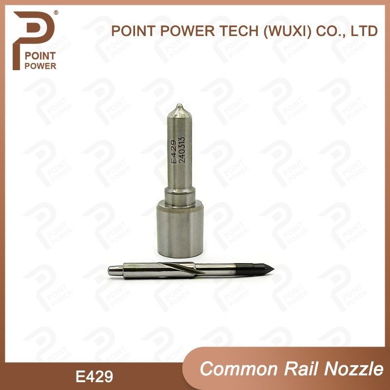 E429 Injector Delphi Common Rail-spuitmond Hogesnelheidsstaal Zilverkleurige dieselinjectorspuitmond