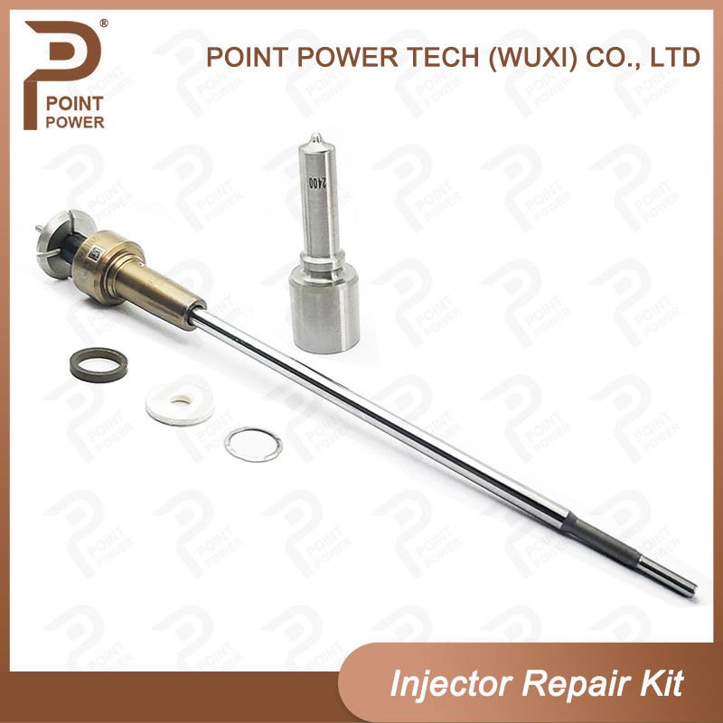 Bosch-reparatiesets omvatten mondstuk #DLLA155P2400 en klep # F00VC01516 voor injector 0445110574