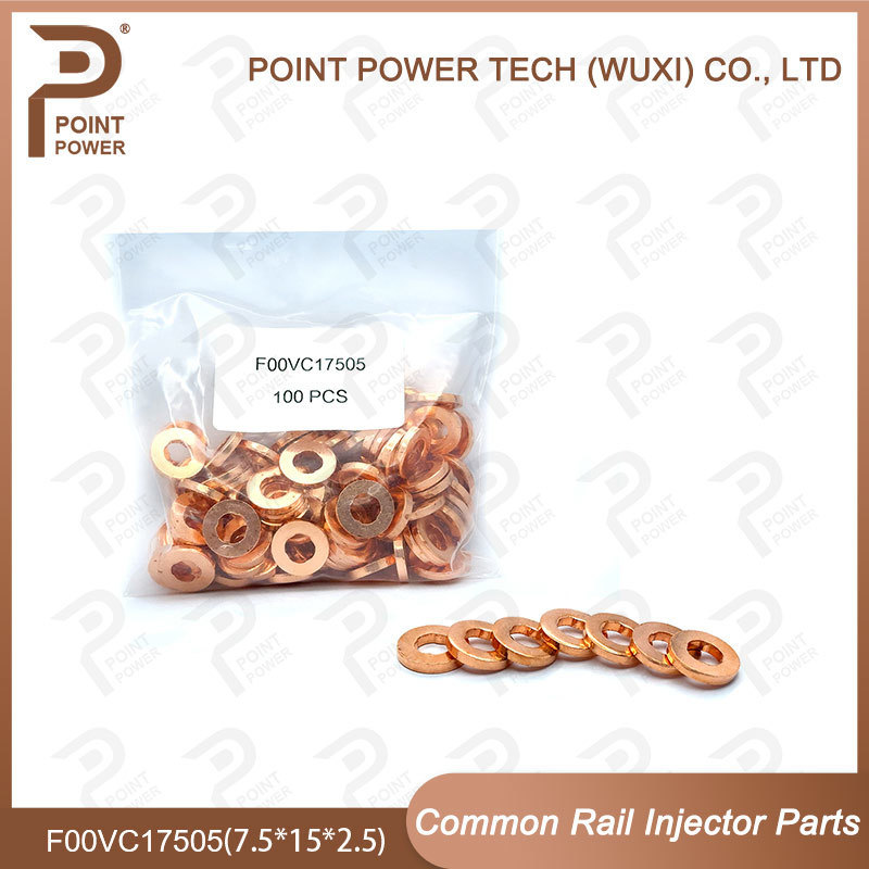 Fuel Injector Copper Washer F00VC17505 (7.5*15*2.5) Nozzle Shims F00V C17 505