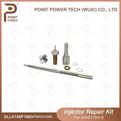 0445110419 Injector Repair Kit voor dieselbrandstofinjectoren Bevat mondstuk DLLA148P1660 En klep F00VC01202